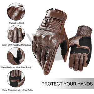 Guantes de Ciclismo de Dedo Completo al por Mayor para Hombre y Mujer, Guantes de Ciclismo de Montaña para Verano/Invierno, Hechos de Cuero y Algodón - Product Image 3