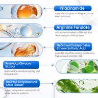 Masque facial ODM à la vitamine B3 pour booster l'éclat, restaurer la barrière d'hydratation de la peau et affiner la texture