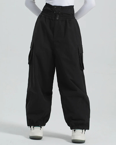 Pantalones de esquí impermeables y cortavientos, pantalones cargo térmicos de snowboard para hombre y mujer, pantalones de nieve oversize para invierno y actividades al aire libre, estilo streetwear. - Product Image 6