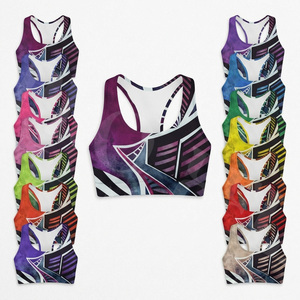 Unique Style Whole Sale High Quality Sports Bra Yoga Gym Fitness Workout <b>Running</b> <b>Padded</b> Athletic Activewear Personalized Bra - Product Image 1