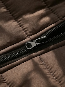<b>Men</b> Winter Puffer Jacket Zipper Pocket Thermal Insulated Cold Weather Outerwear Custom Coat Supplier - Product Image 5
