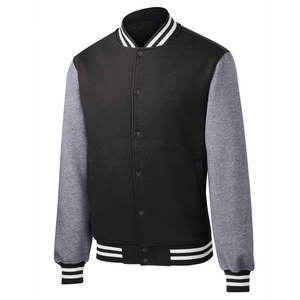 Customized Casual Men Streetwear Cool <b>Winter</b> Varsity <b>Jacket</b> Leather University Bomber College <b>Winter</b> <b>Jacket</b> for Men - Product Image 1
