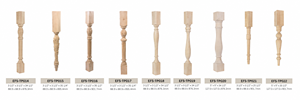 Solid Wood Stair Newel Post 3.5x3.5x35.5 Inch Traditional Design Durable for Staircase Application - Product Image 3