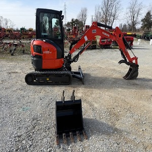 รถขุดขนาดเล็ก Kubota U35-4 เครื่องขุดดินทรงพลัง ระบบไฮดรอลิกคุณภาพสูง เครื่องยนต์แบบตีนตะขาบ ปั๊มคุณภาพดี รวดเร็ว - Product Image 6
