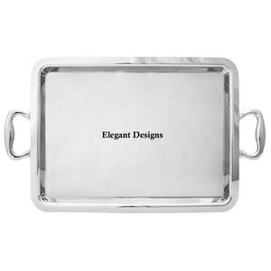 Métal poli brillant forme personnalisée écologique fait à la main plateau de luxe fantaisie enduit de poudre nouveauté décoratif en gros - Product Image 4