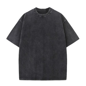 T-shirts pour hommes à manches courtes, coupe classique, 100% coton lourd, teint uni, écologiques, respirants, infroissables, personnalisables - Product Image 2