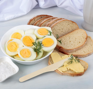 Ensemble de couverts en bois jetables - Couteau, cuillère et fourchette, écologiques et sans plastique - Product Image 4