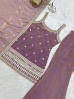 Ensemble Salwar Kameez Palazzo Brodé Élégant en Soie avec Kurti et Dupatta pour Femme – Vêtements Ethniques Indiens en Gros sur Alibaba – Collection Printemps Ample