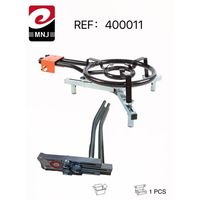 Réchaud à paella MNJ à brûleur unique en acier inoxydable léger, équipement de cuisson extérieur, 1 pièce, Espagne