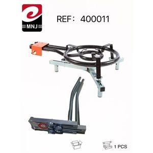 MNJ Paella Stand Fornello a Gas Singolo in Acciaio Inossidabile Leggero Attrezzatura da Cucina per Esterni 1 Pezzo - Product Image 1