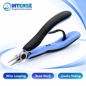 Al por mayor: Alicates de precisión para joyería nasal INTENSE SURGICAL INSTRUMENTS, con mango ergonómico, de acero inoxidable, herramienta para anular el alambre. - Product Image 2