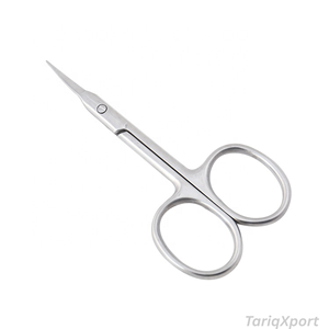 Ciseaux à cuticules professionnels en acier inoxydable, droits et affûtés, outil de manucure pour salon de beauté - Product Image 2