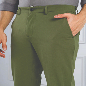 Pantalones Chinos de Lona para Hombre, Corte Recto, Ajustados, Transpirables, con Logotipo y Talla Personalizados Bordados - Product Image 6