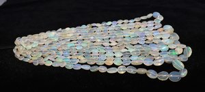 Natural Ethiopian Welo <b>Opal</b> Smooth Oval Shape Beads Flashy Fire <b>Opal</b> Gemstone Beads 16 Inch Natural <b>Opal</b> Beads Jewelry Making - Product Image 5
