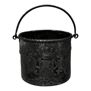 Golden Hammered Metal Ice Bucket Round Champagne <b>Cooler</b> Dual Handles Elegant Party Use Handmade Double Sided Wall Wine <b>Cooler</b> - Product Image 2