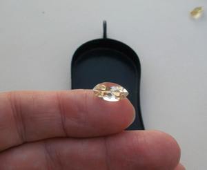 Citrino Natural Marquise, Gema Suelta Natural de 14 x 7 mm, Certificado por Terceros, Efecto Estrella para Joyería - Product Image 4