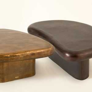 Consigue tu Mesa Consola de Estilo Moderno de Mediados de Siglo, Base de Pedestal de Madera Maciza, Muebles Hechos a Mano para Sala de Estar - Product Image 3