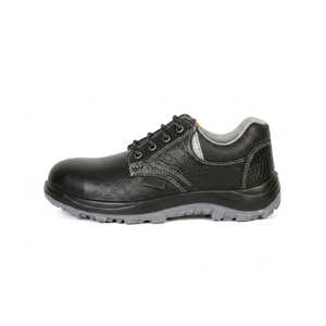 Zapatos de Seguridad con Puntera de Acero para Hombre, Negros, Antideslizantes, Antipinchazos, Parte Superior de Cuero Transpirable, Suela de PU, Minería, Construcción VE104 ADD - Product Image 1