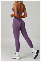 Mono deportivo de yoga sin costuras para mujer, talla grande, cuello redondo, efecto adelgazante en la cintura, secado rápido, largo completo, color liso