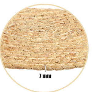 Top Selling Woven Water Hyacinth Round Placemat <b>Table</b> <b>Mats</b> for Dining & Kitchen Decor Wholesale from Vietnam - Product Image 2