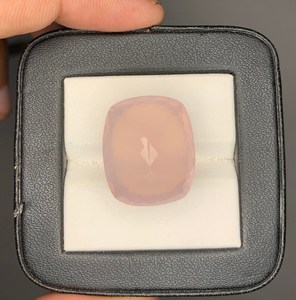 Cuarzo rosa natural facetado, piedra preciosa rosa, cristal suelto para joyería - Product Image 6