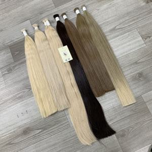 Extensions de cheveux vierges doublement dessinées vietnamiennes en gros de haute qualité blond droit à noir vagues naturelles profondes en vrac - Product Image 5