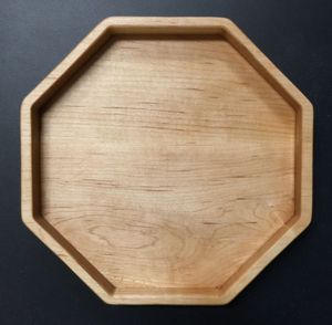 Bandeja de Servir de Madera Natural Hecha a Mano, para Cocina, Mesa de Comedor, Desayuno y Decoración del Hogar, Superventas - Product Image 1
