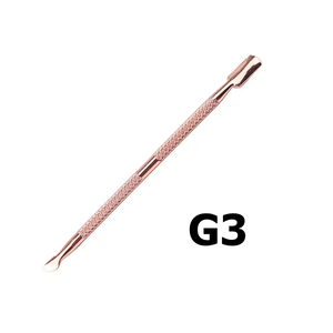 Empujador de Cutículas 1PC de Acero Inoxidable Certificado, Doble Cara, Reutilizable, Cuchara para Manicura, Removedor de Cutículas, Cuidado de Cutículas, Empujador de Piel Muerta - Product Image 6