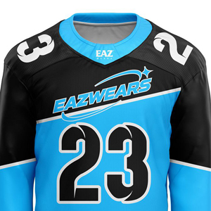 Maillot de hockey sur glace par sublimation de qualité supérieure pour hommes, maillot d'équipe personnalisé, tissu respirant à séchage rapide, uniforme de club sportif personnalisé - Product Image 5