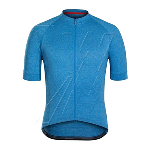 Custom Sublimation Unisex Short Sleeve Pro <b>Cycling</b> Jersey Anti-Bacterial Breathable Heat-Transfer Printed Spandex/Polyester 160g - Product Image 5