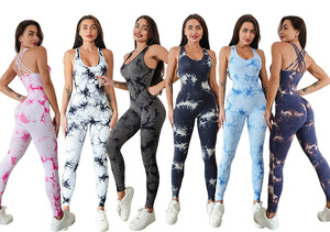 Conjunto Deportivo para Mujer, Traje de Una Pieza con Cierre y Manga Larga para Ejercicio y Fitness - Product Image 3