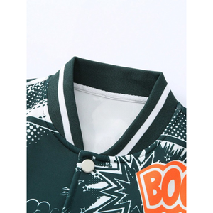 เสื้อแจ็คเก็ตทรงพอดีตัวแบบสั่งทำพิเศษ - เสื้อแจ็คเก็ตบอมเบอร์ผ้าฝ้ายสำหรับผู้ชายแบบสั่งทำพิเศษ - เสื้อกันลมแบบซิปเต็มน้ำหนักเบาสั่งทำพิเศษ - Product Image 3