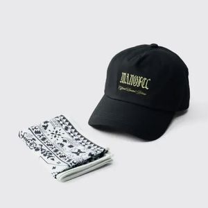 Casquette de designer de qualité supérieure avec foulard intégré, visière large et incurvée, Gorras Inn edit Caps, casquette snapback noire, casquette de baseball junior - Product Image 1