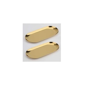 Bandeja de Servicio Profesional para Frutas y Aperitivos, en Oro y Plata, para Catering, Tamaño Personalizado, Alto Pulido - Product Image 2