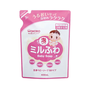 สบู่เหลวอาบน้ำเด็ก วาโกโดะ มิลูฟูวา ชนิดโฟม 450 มล. อะมิโน แอซิด อ่อนโยนต่อผิว ผลิตภัณฑ์อาบน้ำเด็กจากญี่ปุ่น ผลิตในประเทศญี่ปุ่น สั่งซื้อจำนวนมาก - Product Image 3