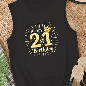 Chaleco de punto informal para mujer para 21 cumpleaños - Product Image 2