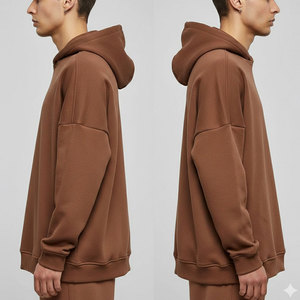 Sudadera con capucha extragrande de estilo urbano para hombre, tela suave, corte holgado para clima fresco - Product Image 5