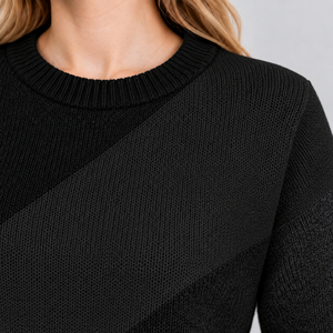 Pull pour femme de haute qualité, conçu en tissu tricoté, léger, chaud, doux au toucher, respirant, confortable et durable. - Product Image 6