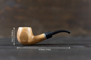 Pipa de Fumar de Madera de Lujo Hecha a Mano, Pipa de Tabaco Rústica Vintage, Artículo Decorativo de Regalo, Pipa de Fumar de Madera Hecha a Mano - Product Image 2