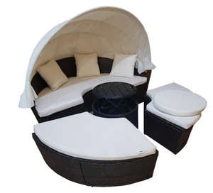 Wholesale <b>Sun</b> <b>Loungers</b> Swimming Pool Outdoor Durable <b>Lounger</b> Chair <b>Cushions</b> 100% Polyester Sunbeds 185 Rattan Wicker Supply - Product Image 3