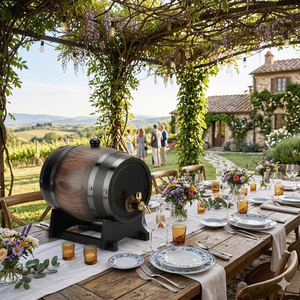 Baril à vin miniature en bois de chêne noir naturel de haute qualité, conteneur pour la maison/le restaurant/le bar, provenant du Vietnam - Product Image 4