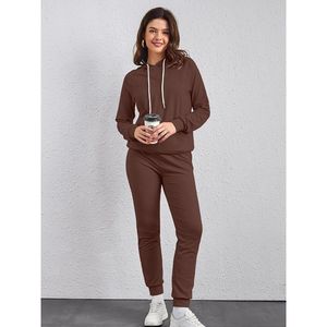 Women <b>Tie</b> <b>Dye</b> Tracksuit <b>Set</b> Hooded Long Sleeve Full Length Sweatshirt And Pants Loose Fit Casual Wear Spring Style Tracksuit - Product Image 4