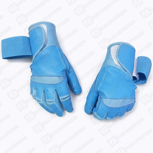 Guantes de Bateo de Béisbol y Sóftbol de Cuero Personalizados de Alta Calidad con Cierre de Velcro, Transpirables y Ligeros para Entrenamiento de Receptor Adulto - Product Image 2