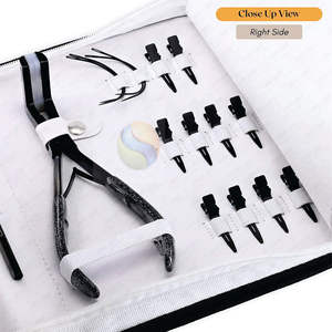 Kit de Herramientas Profesionales para Extensiones de Cabello con Alicates de Crimpado de 2 Orificios – Juego Completo de 12 Piezas para Salón - Product Image 6