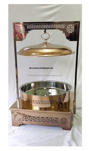 Calentador de Comida de Acero Inoxidable de Lujo Usado, con Acabado en Cobre, para Servir Comida en Restaurantes, 8 L, India, CRAFT ASCENT TCACD4E - Product Image 4