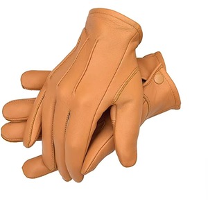 Fashionable Winter Warm Genuine Sheepskin Leather <b>Gloves</b> for Men Comfortable Dressing <b>Gloves</b> <b>Touchscreen</b> Plain DailyCasual - Product Image 2