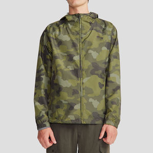 Chaqueta Cortavientos Gruesa Personalizada por Sublimación para Hombre, Chaqueta Impermeable y Transpirable para Correr al Aire Libre, Ropa Deportiva Urbana OEM - Product Image 3