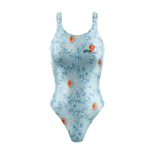 Traje de Baño de Una Pieza de Secado Rápido para Mujer, Estilo U en la Espalda, para Entrenamiento, Fitness, Playa, Natación, Fabricante Premium OEM ODM - Product Image 1