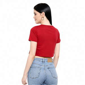 Camiseta Corta de Moda para Mujer, Algodón de Primera Calidad, Top Elegante de Verano, Proveedor de Camisetas Cortas Lisas para Mujer, Personalizables, Algodón de Alta Calidad - Product Image 2