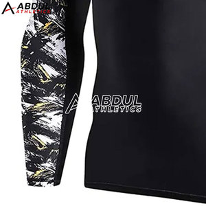 High Quality <b>Compression</b> <b>Shirts</b> With Breathable Fabric And Flexible Design For Workout And Running Training Sessions - Product Image 5